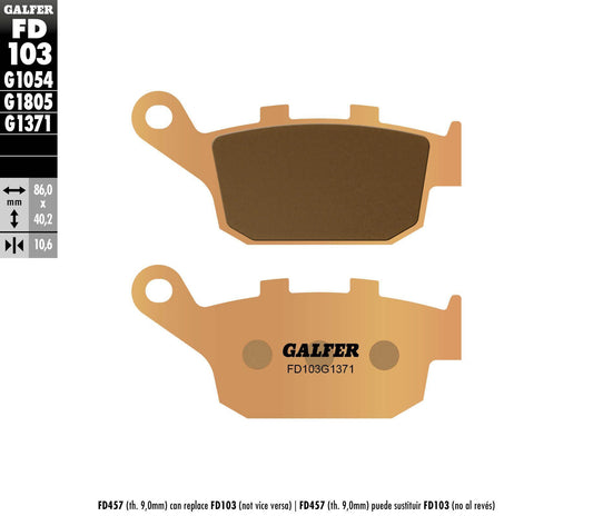 Brake Pads Sintered Fd103g1371
