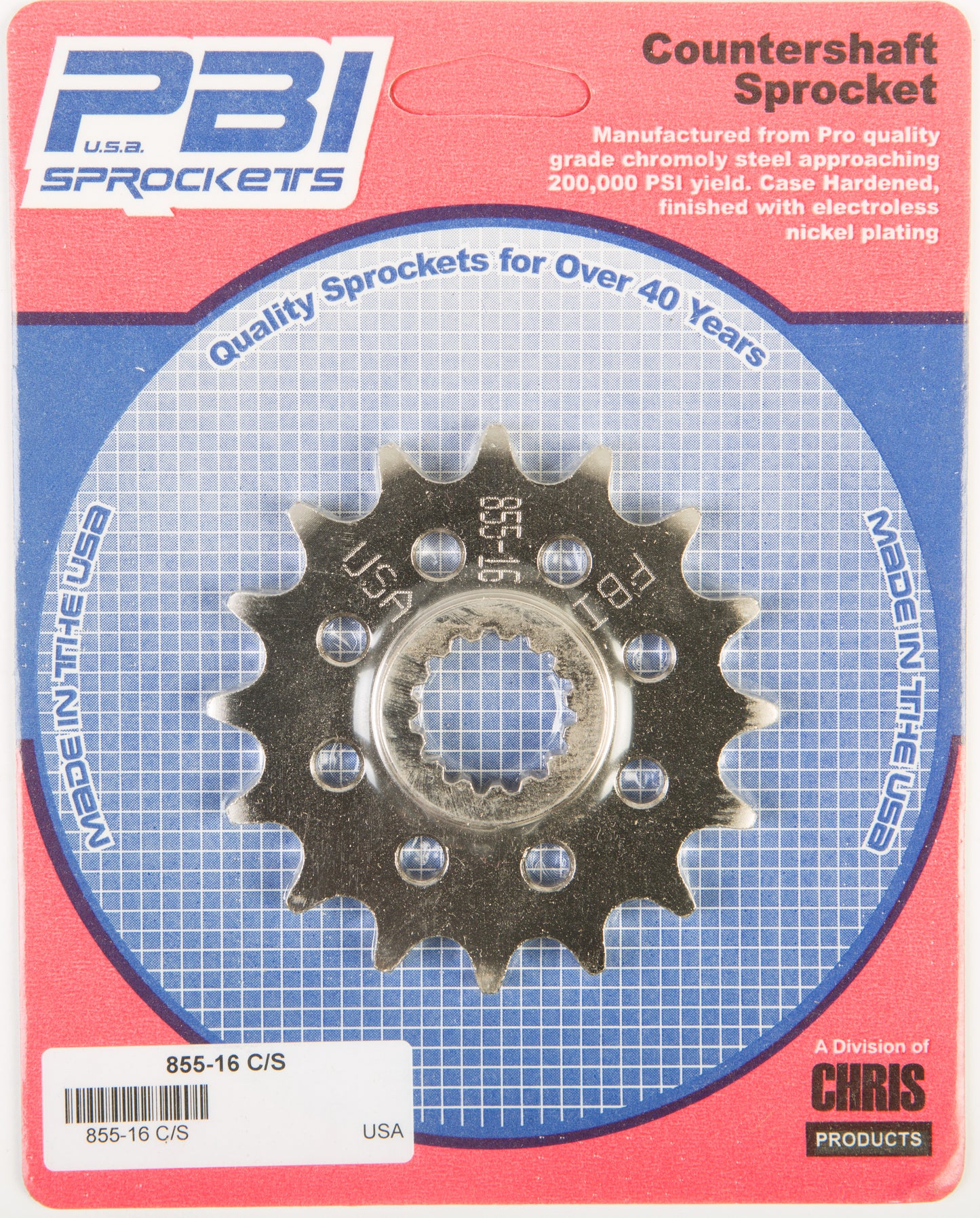 Front Cs Sprocket Steel 16t 520 Beta/Hus/Husq/Ktm