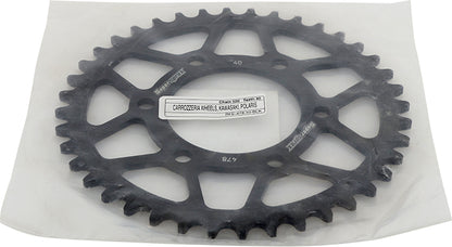 Rear Sprocket Steel 40t 520 Blk Kaw/Pol