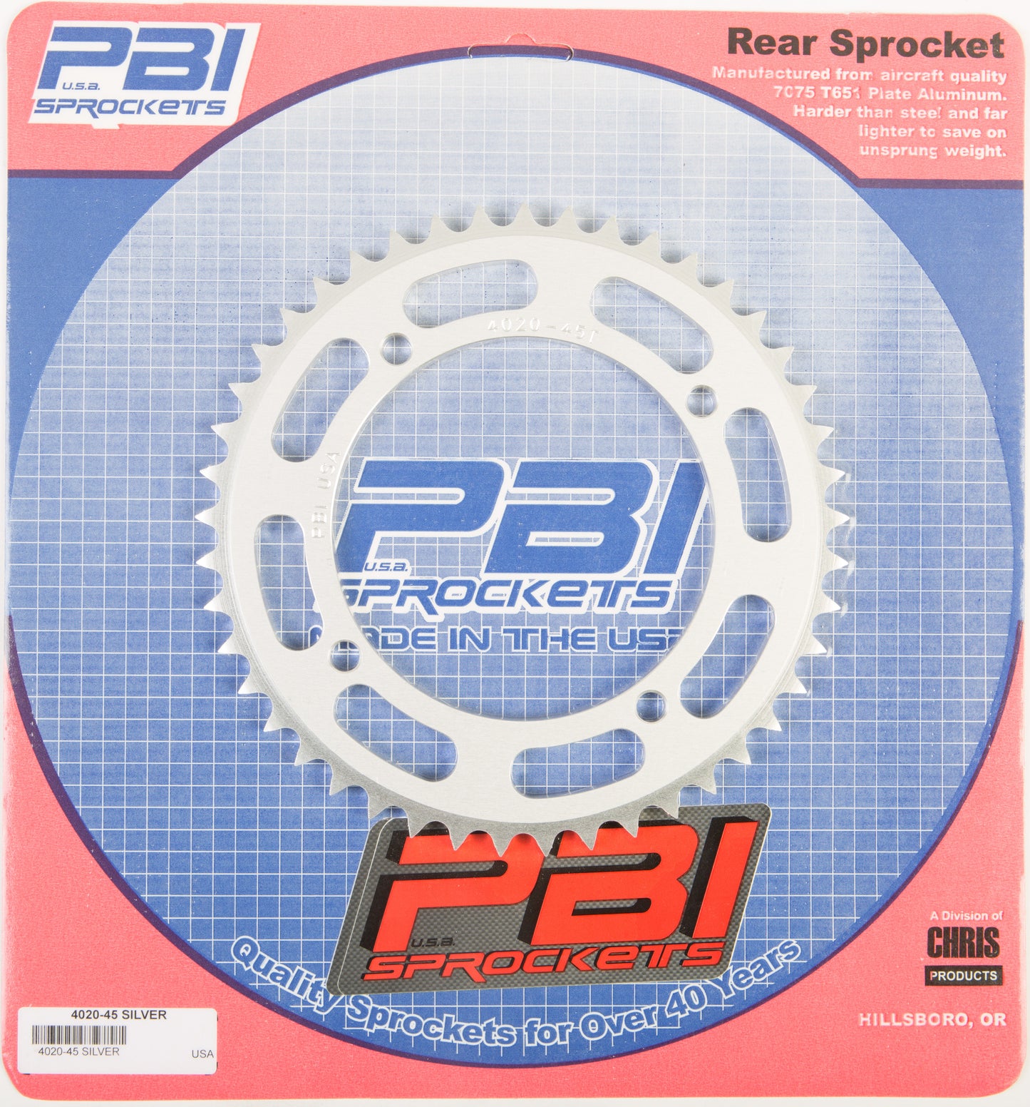 Rear Sprocket Aluminum 45t 420 Kaw/Suz