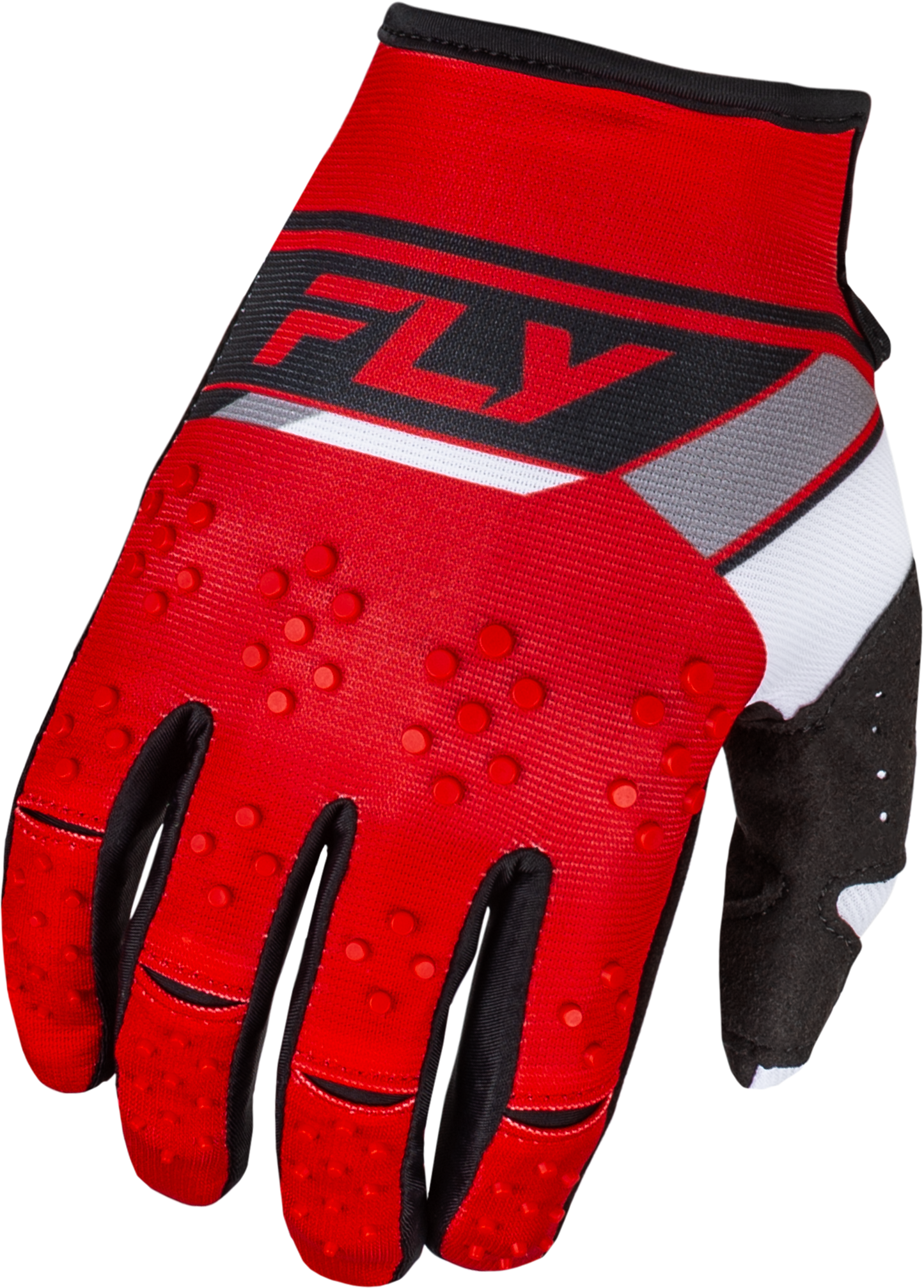 Kinetic Prix Gloves Red/Grey/White Md