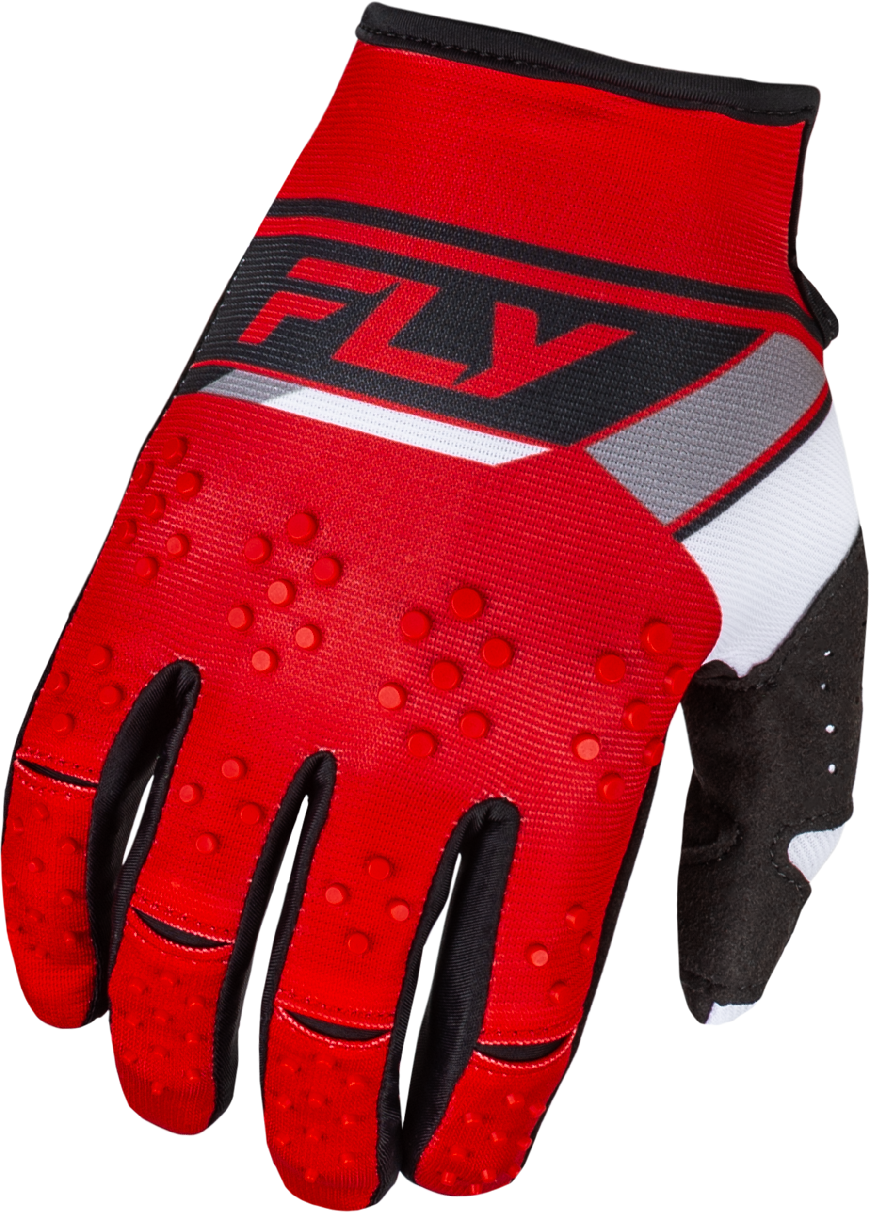 Kinetic Prix Gloves Red/Grey/White Md