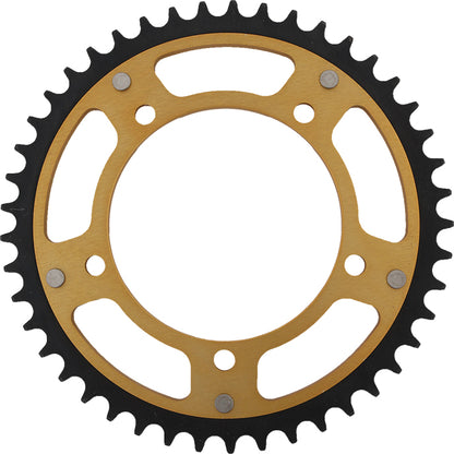 Rear Stealth Sprocket Alu/Stl 45t 525 Gld Suz/Tri