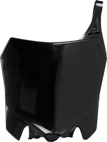 Front Number Plate Black