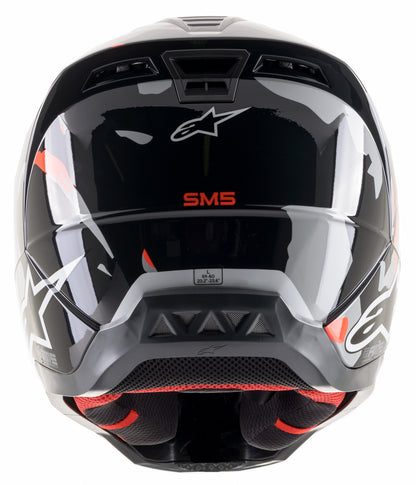 S M5 Rover Helmet Anthracite/Red Fluo/Camo Xs