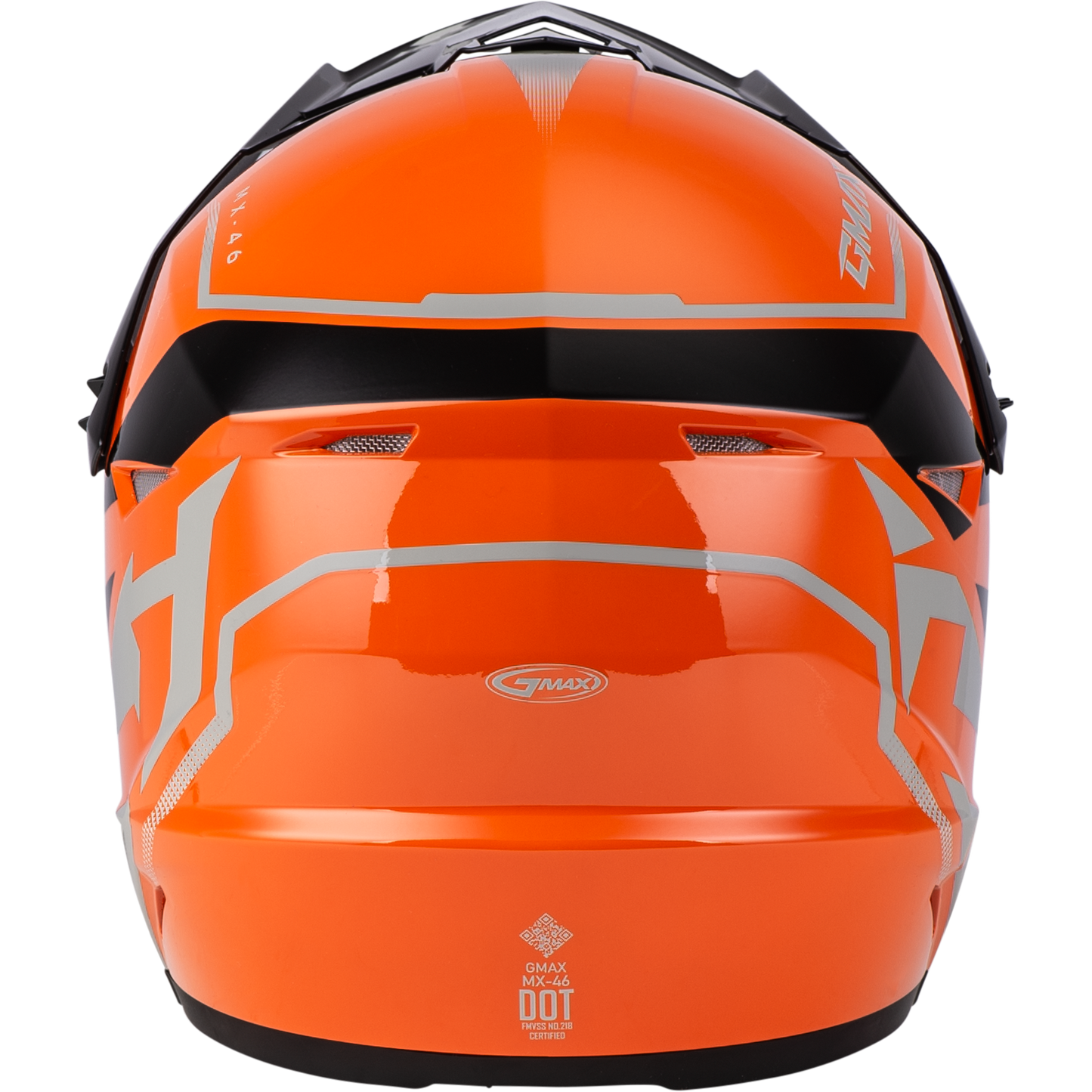 Mx 46 Compound Helmet Orange/Black/Grey Lg