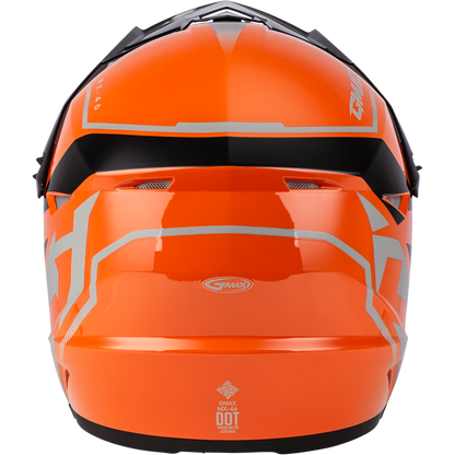 Mx 46 Compound Helmet Orange/Black/Grey Lg