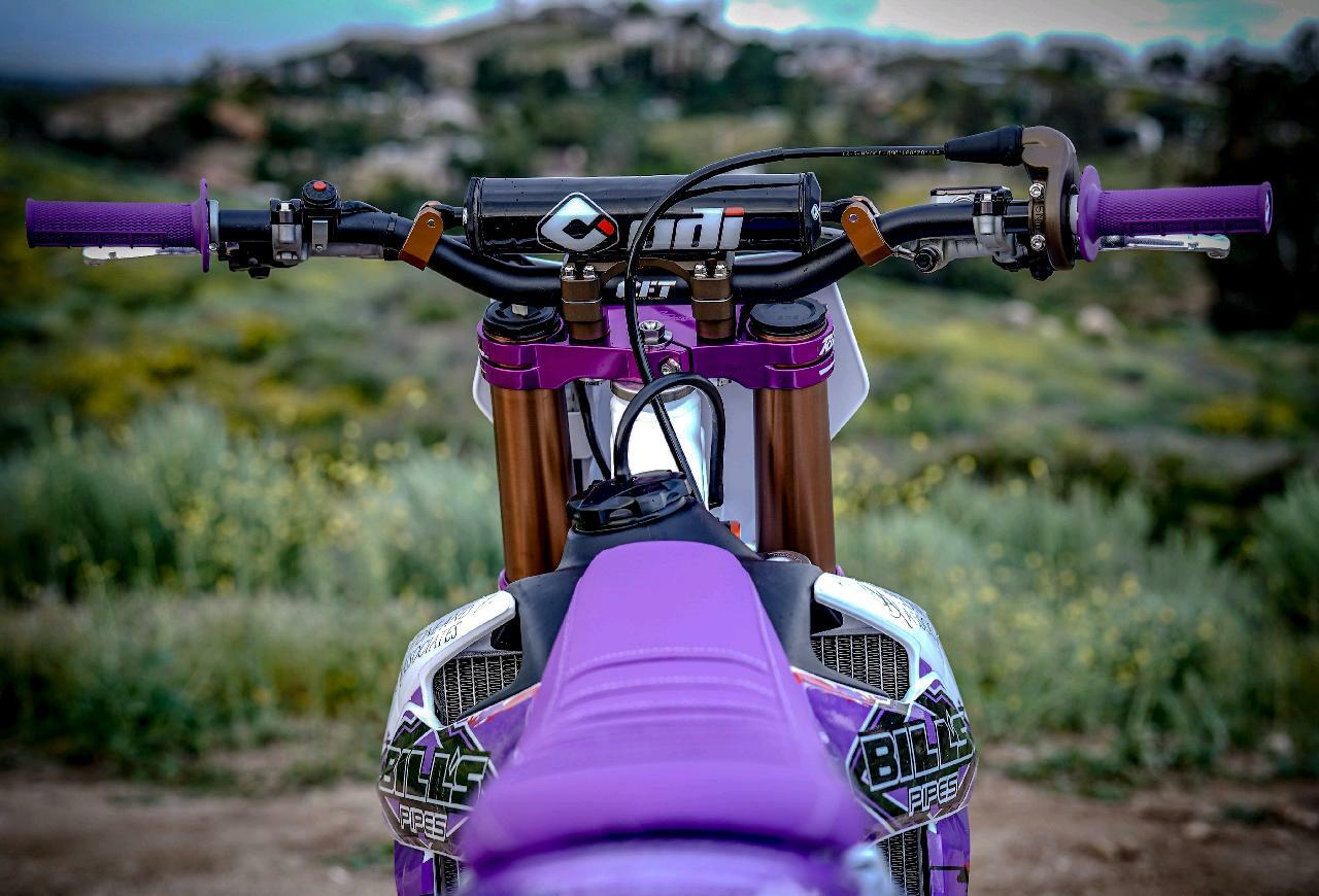 Half Waffle Lock On Grip Purple