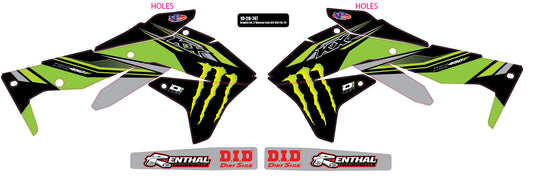 17 Monster Kaw Complete Graphic Kit