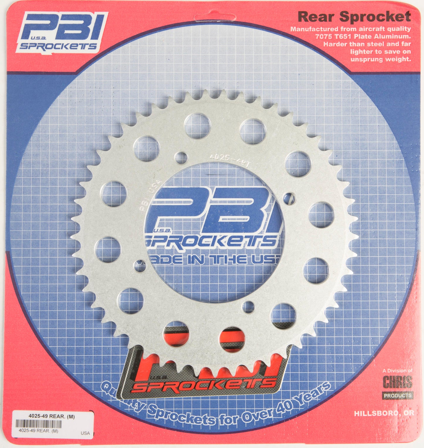 Rear Sprocket Aluminum 49t 420 Kaw/Suz