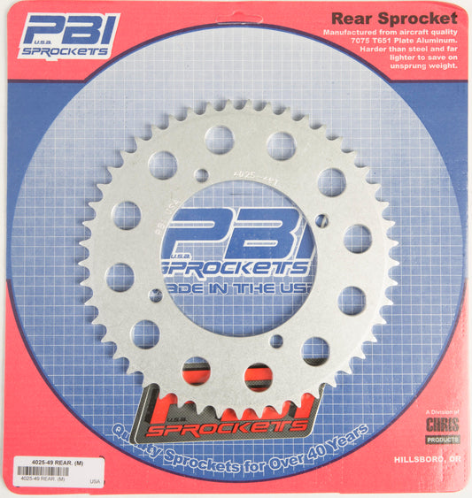 Rear Sprocket Aluminum 49t 420 Kaw/Suz