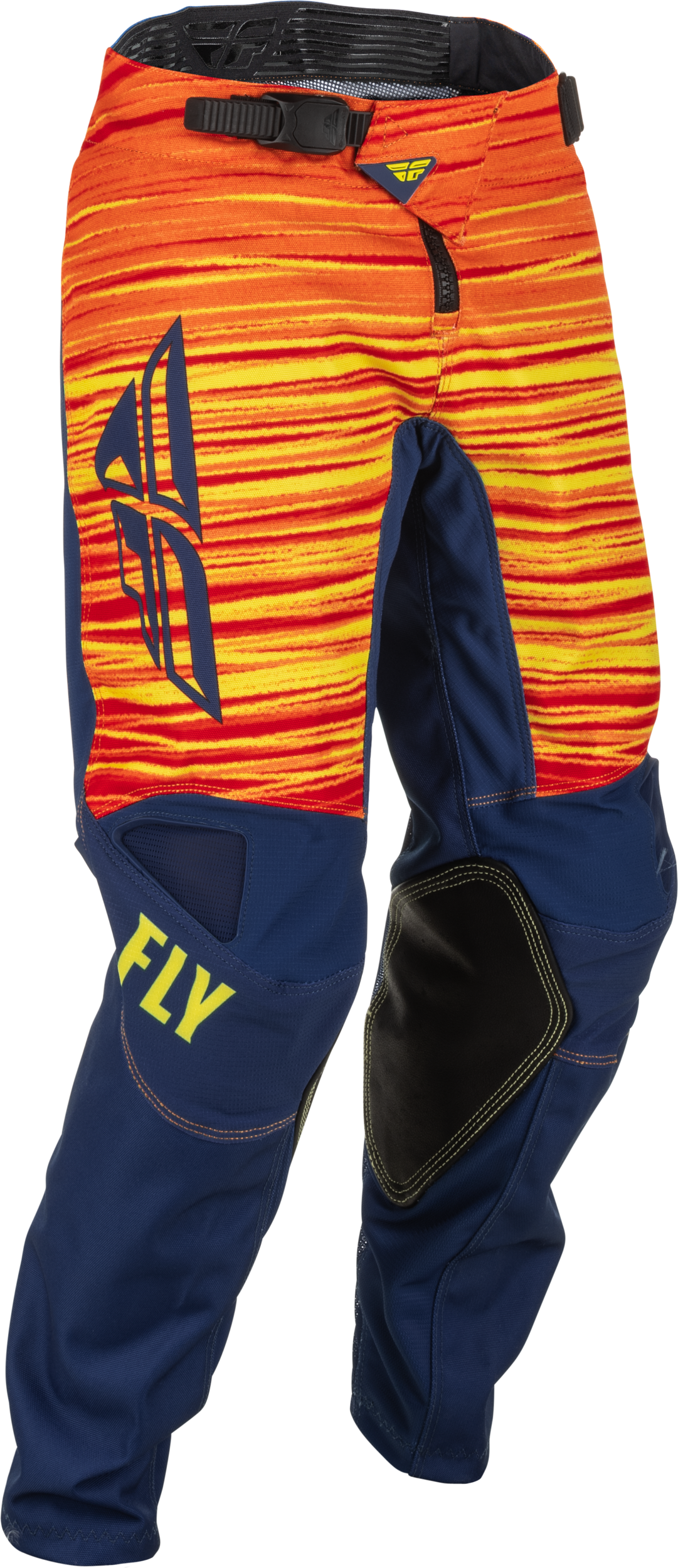 Youth Kinetic Wave Pants Navy/Yellow/Red Sz 18