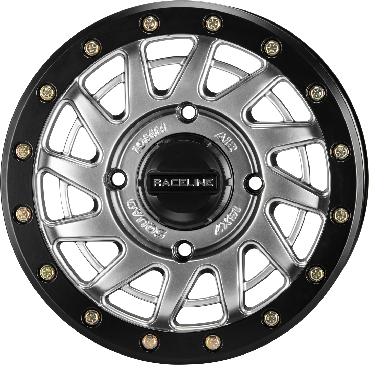 Squad Bdlk Wheel 15x7 4/156 5+2(+10mm) Hyper Silver