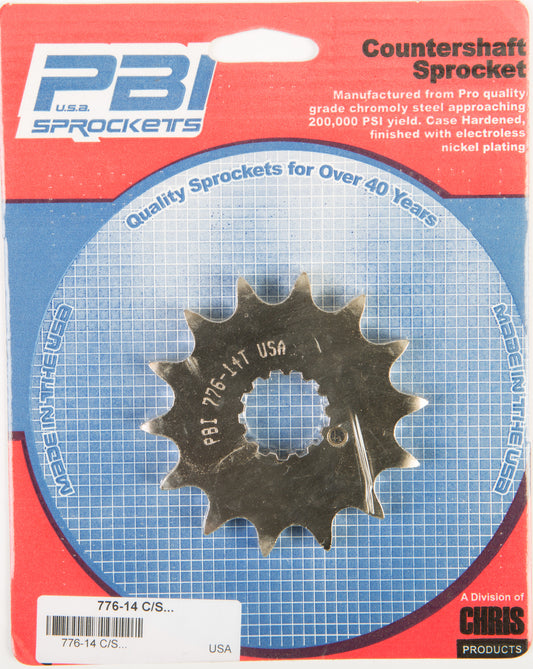 Front Cs Sprocket Steel 14t 530 Kaw/Suz/Yam