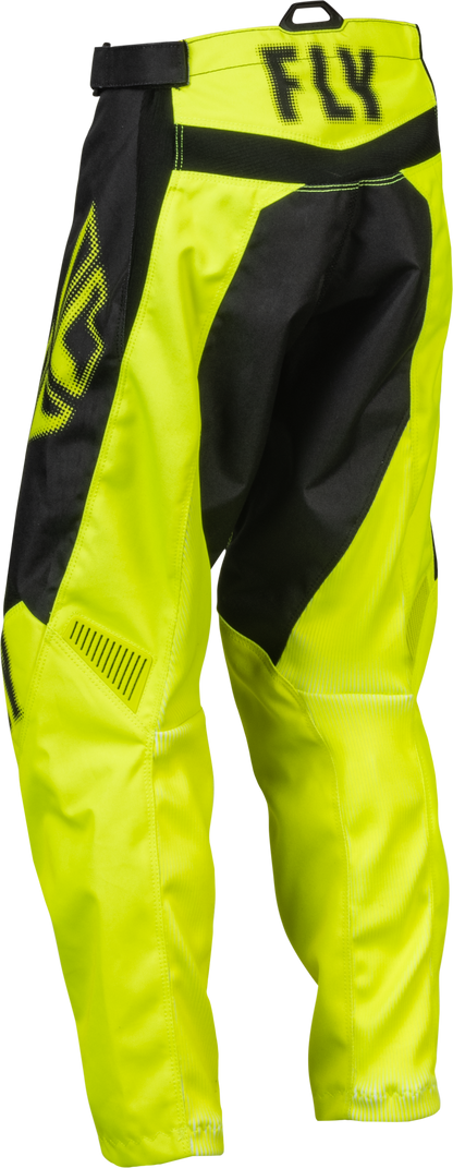 Youth F 16 Pants Black/Hi Vis Sz 24