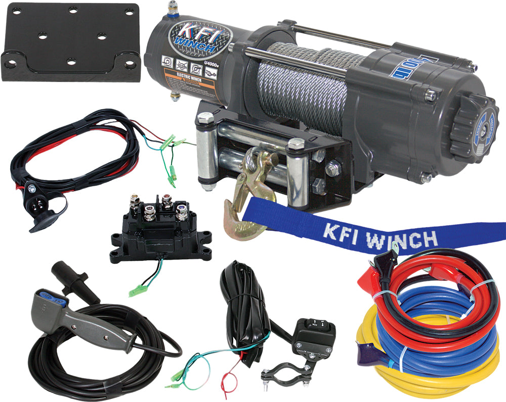 Wide 4500lb Winch Kit