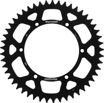 Rear Sprocket Aluminum 49t 520 Blk Kaw