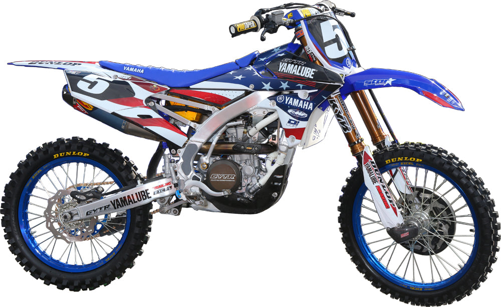 Complete Kit Mxon Yamaha Black Number Plates