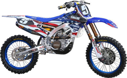 Complete Kit Mxon Yamaha Black Number Plates