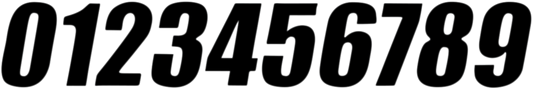 D'COR VISUALS SX Plate Number - #8 - Black - 4" 45-24-8