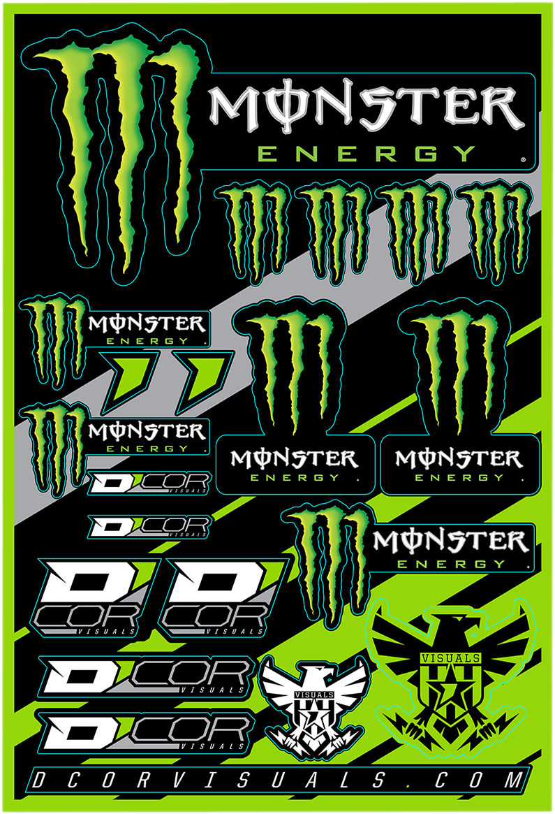 D'COR VISUALS Decal Sheet - Monster