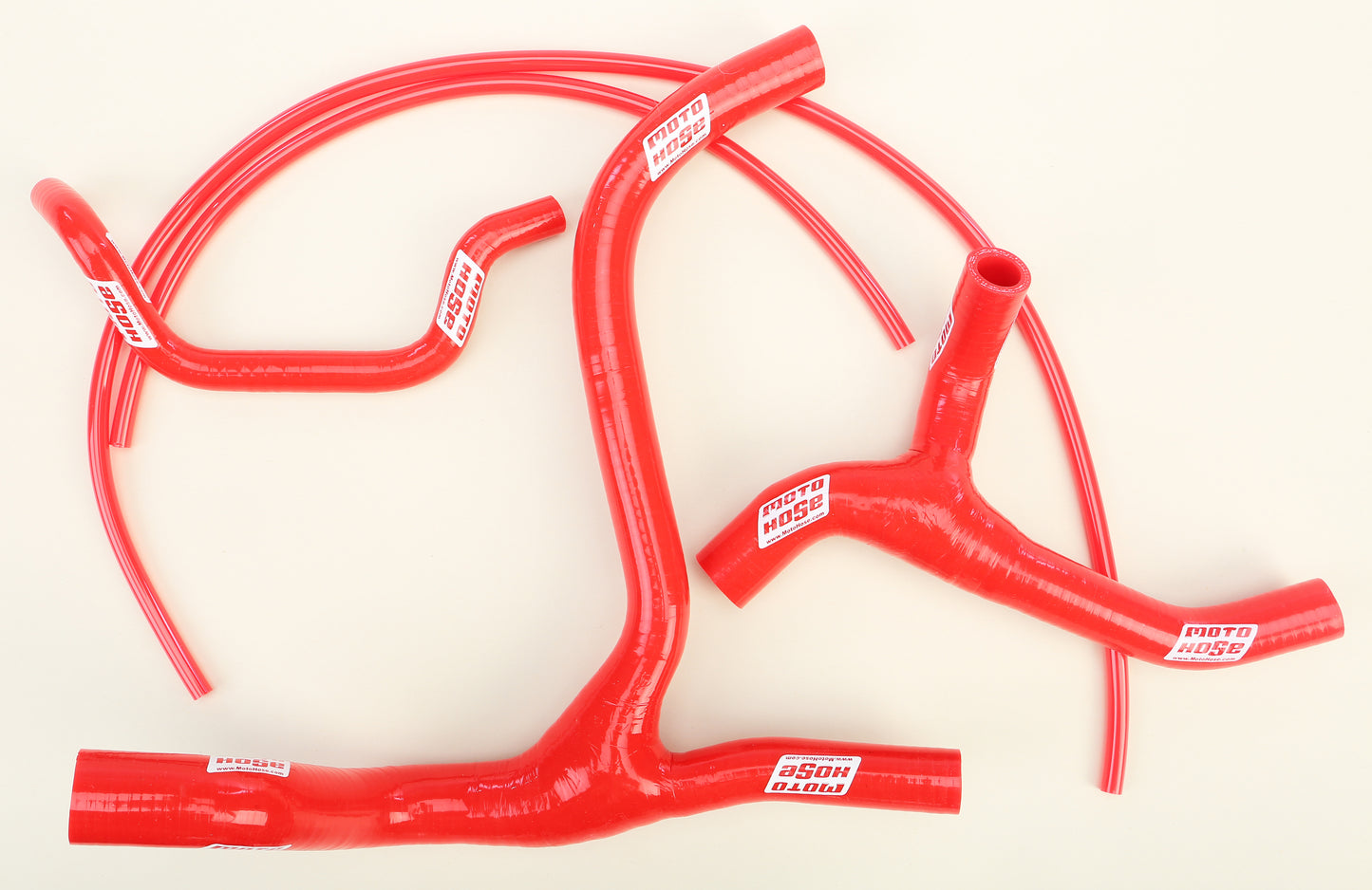 Silicone Y Hose Kit (Red)