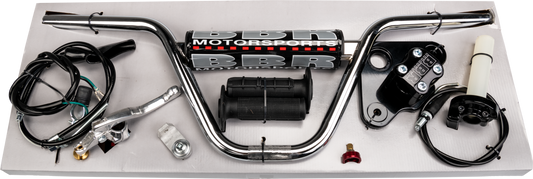 H Bar/Triple Clamp Kit Black