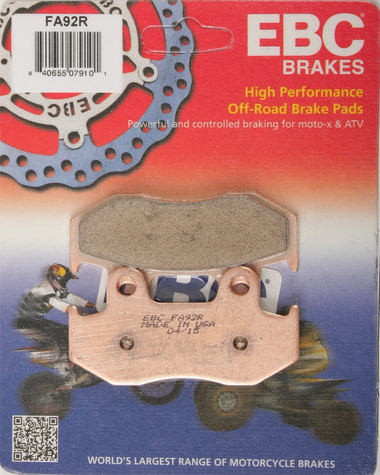 Brake Pads Fa92r Sintered R Series