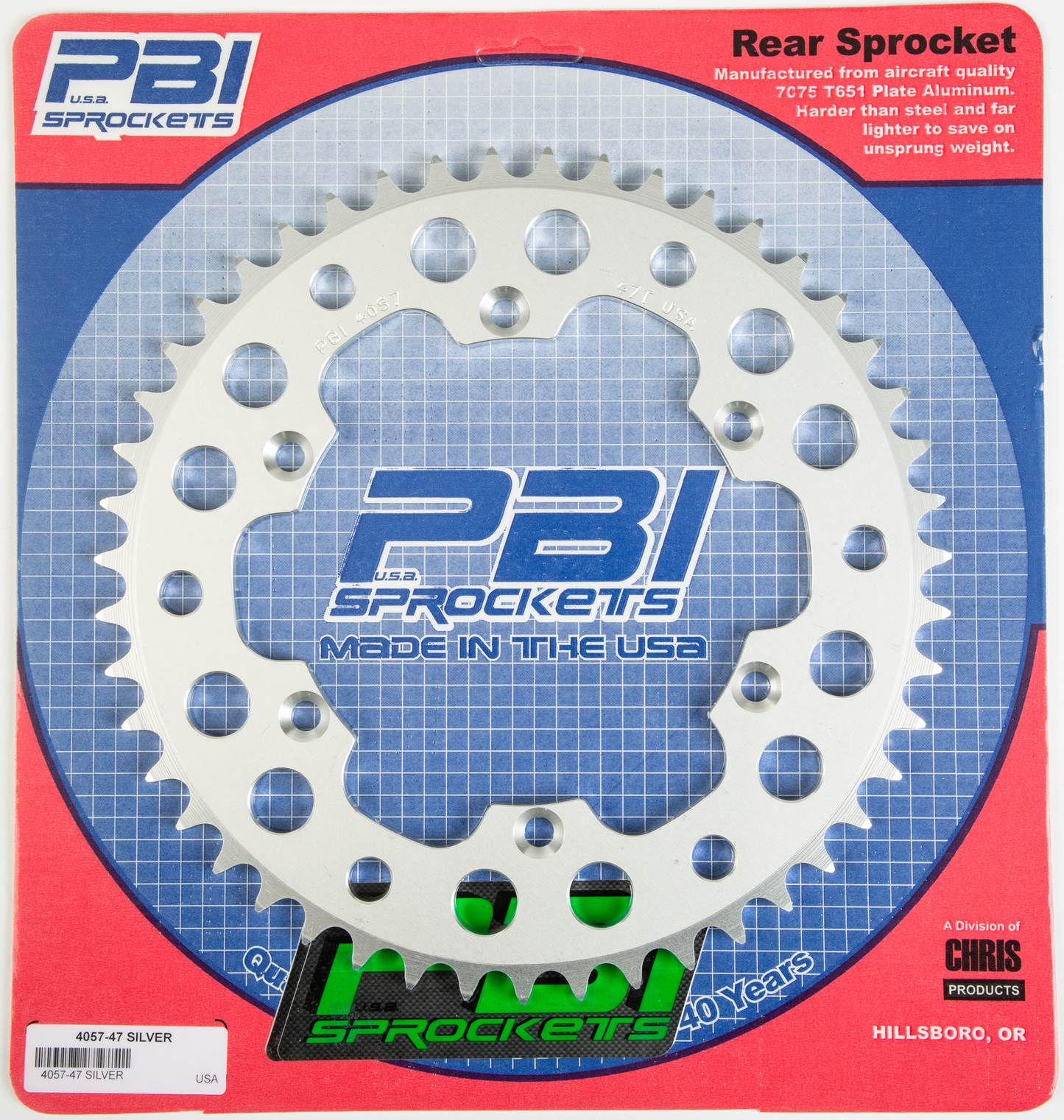 Rear Sprocket Aluminum 47t 520 Kaw/Suz