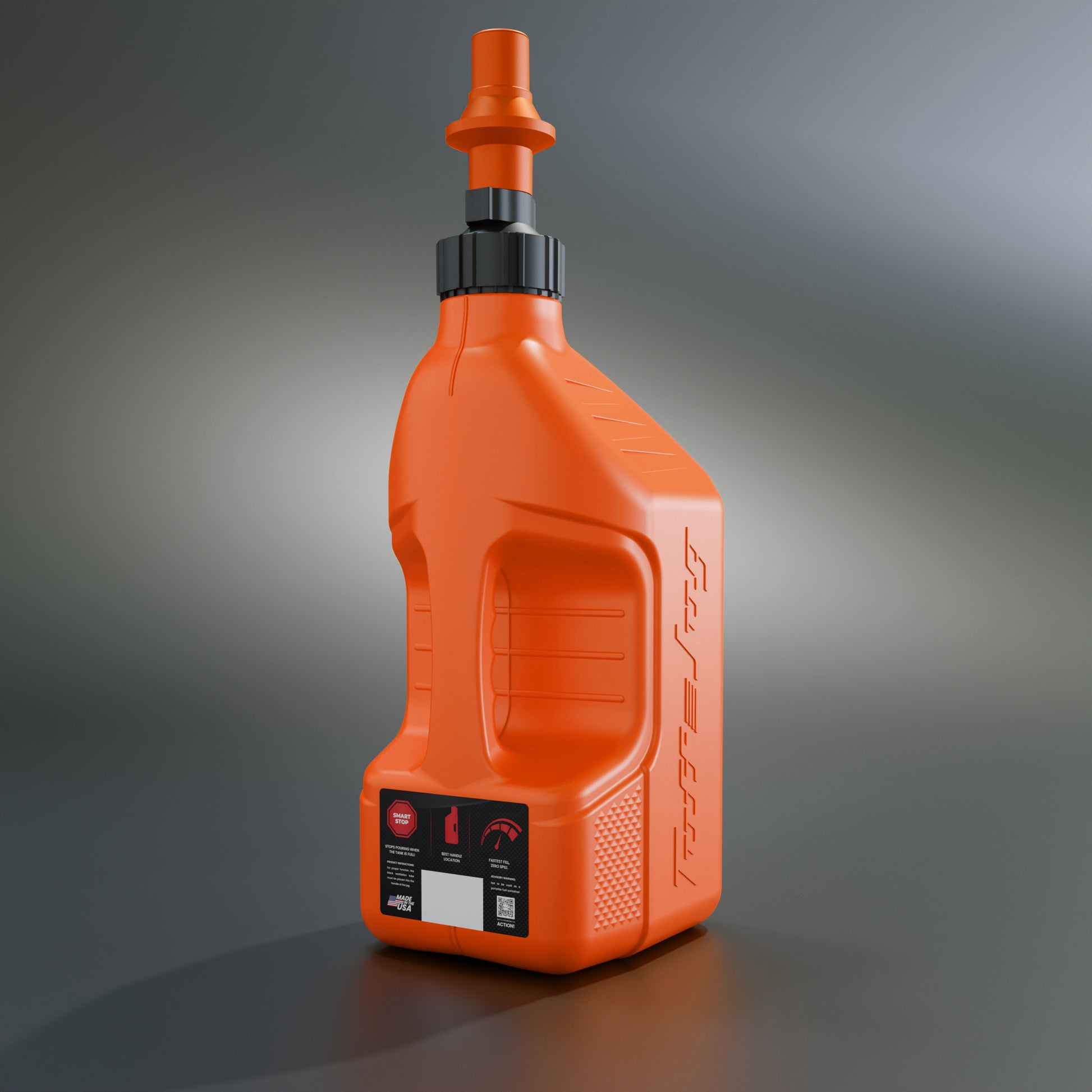 Utility Container Orange W/ Orange Cap 2.5 Gal