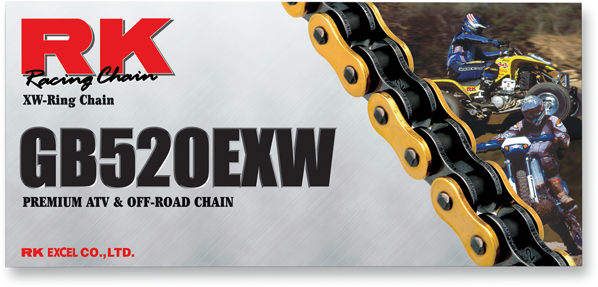 RK Chain GB 520 EXW Chain Gold-Clip Connecting Link