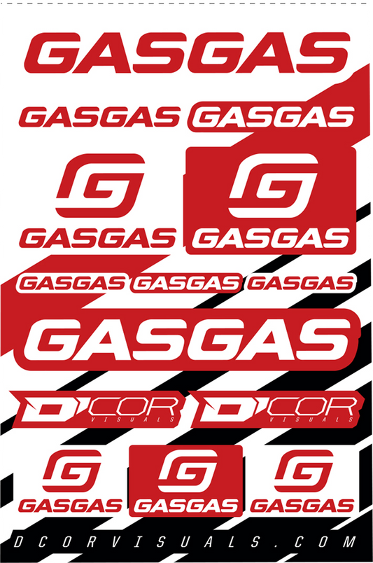D'COR VISUALS Decal Sheet - GasGas