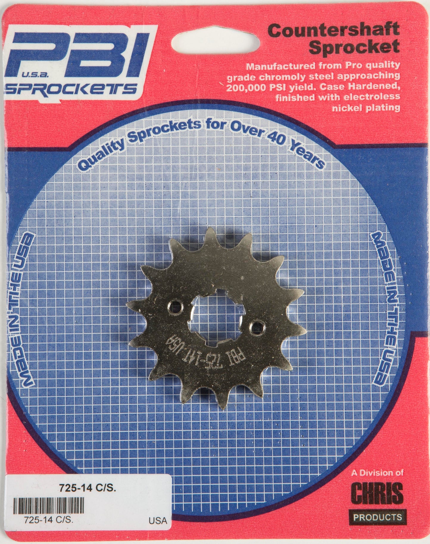 Front Cs Sprocket Steel 14t 428 Yam