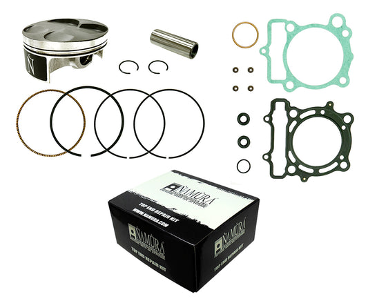 Top End Kit Frgd Chrm Comp Cyl 76.95/Std 11:1 Kaw/Suz
