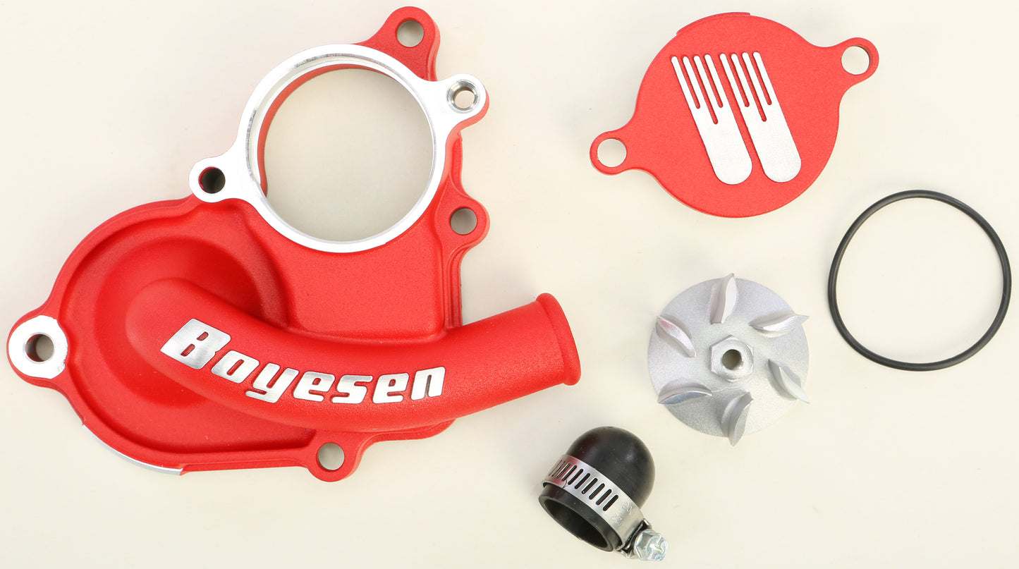 Waterpump Cover & Impeller Kit Red