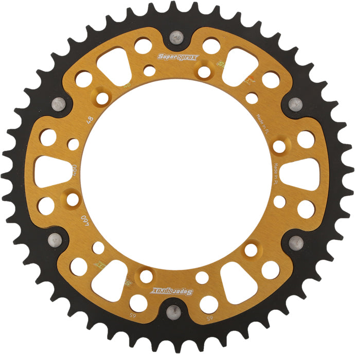 Rear Stealth Sprocket Alu/Stl 48t 520 Gld Kaw/Suz