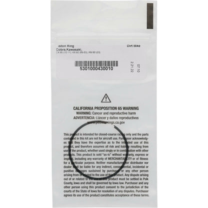 Piston Rings 42.95mm For Vertex Pistons Only
