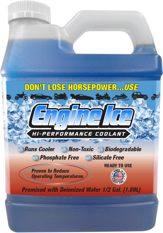 ENGINE ICE Premixed Motorcycle Coolant - 64 U.S. fl oz. 10850