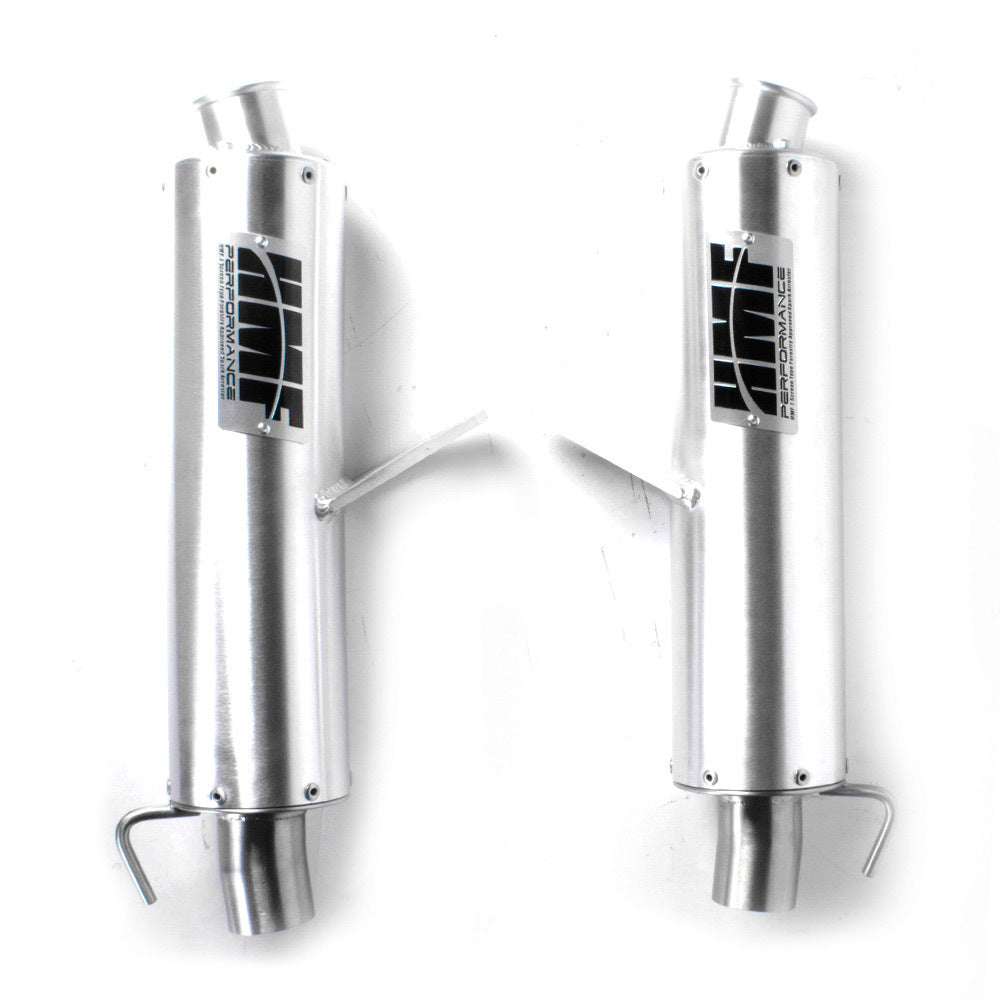 Utility Performance Dual Slip On Exhaust Brushed