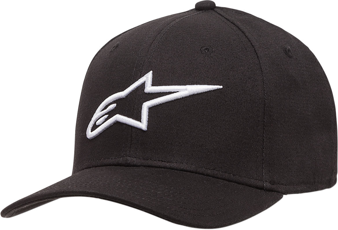 ALPINESTARS Ageless Curve Hat - Black/White - Large/XL 1017810101020LX