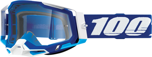 100% Racecraft 2 Goggles - Blue color