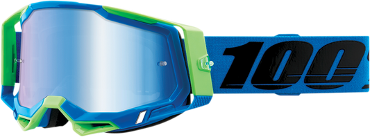 100% Racecraft 2 Goggles - Fremont - Blue Mirror