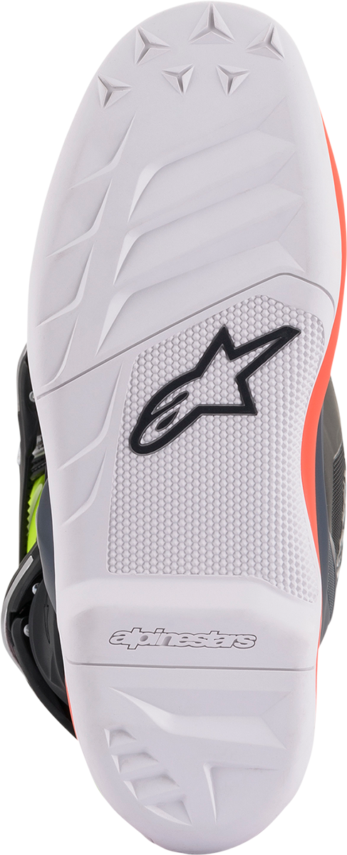 ALPINESTARS Youth Tech 7S Boots - Black/Gray/Red/White/Yellow - US 7 / EU 40.5 2015017-9058-7