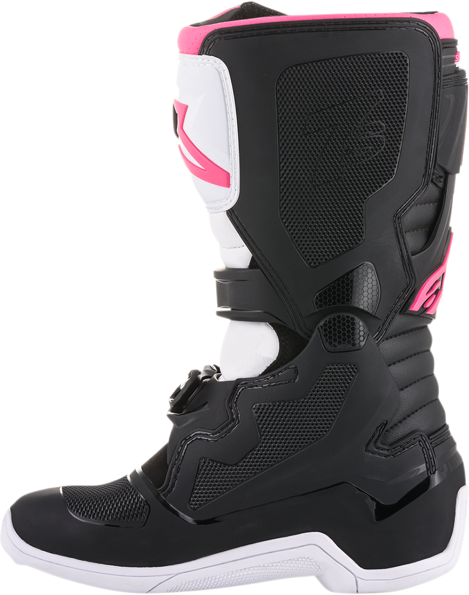 ALPINESTARS Stella Tech 3 Boots - Black/White/Pink - US 8 / EU 39 2013218-130-8