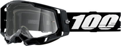 100% Racecraft 2 Goggles - Black - Clear 50009-00001