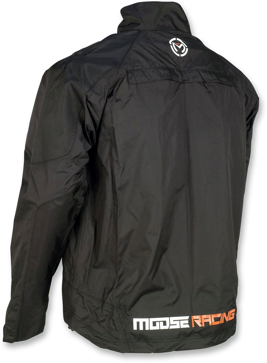 MOOSE OFFROAD Youth XC1 Rain Jacket - Black - US 10 2922-0068