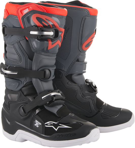 ALPINESTARS Youth Tech 7S Boots - Black/Gray - US 8 201501711338