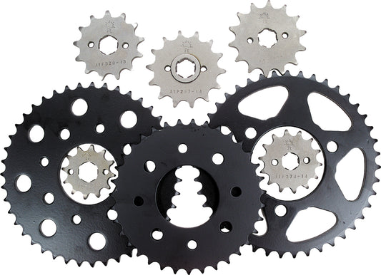 Front Cs Sprocket Steel 14t 525 Hyo/Kaw/Suz/Tri