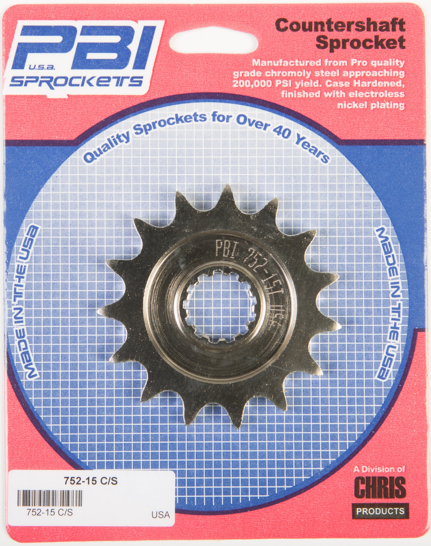 Front Cs Sprocket Steel 15t 520 Kaw/Yam