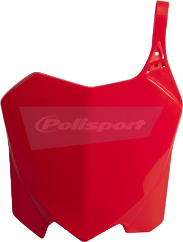 Front Number Plate Red
